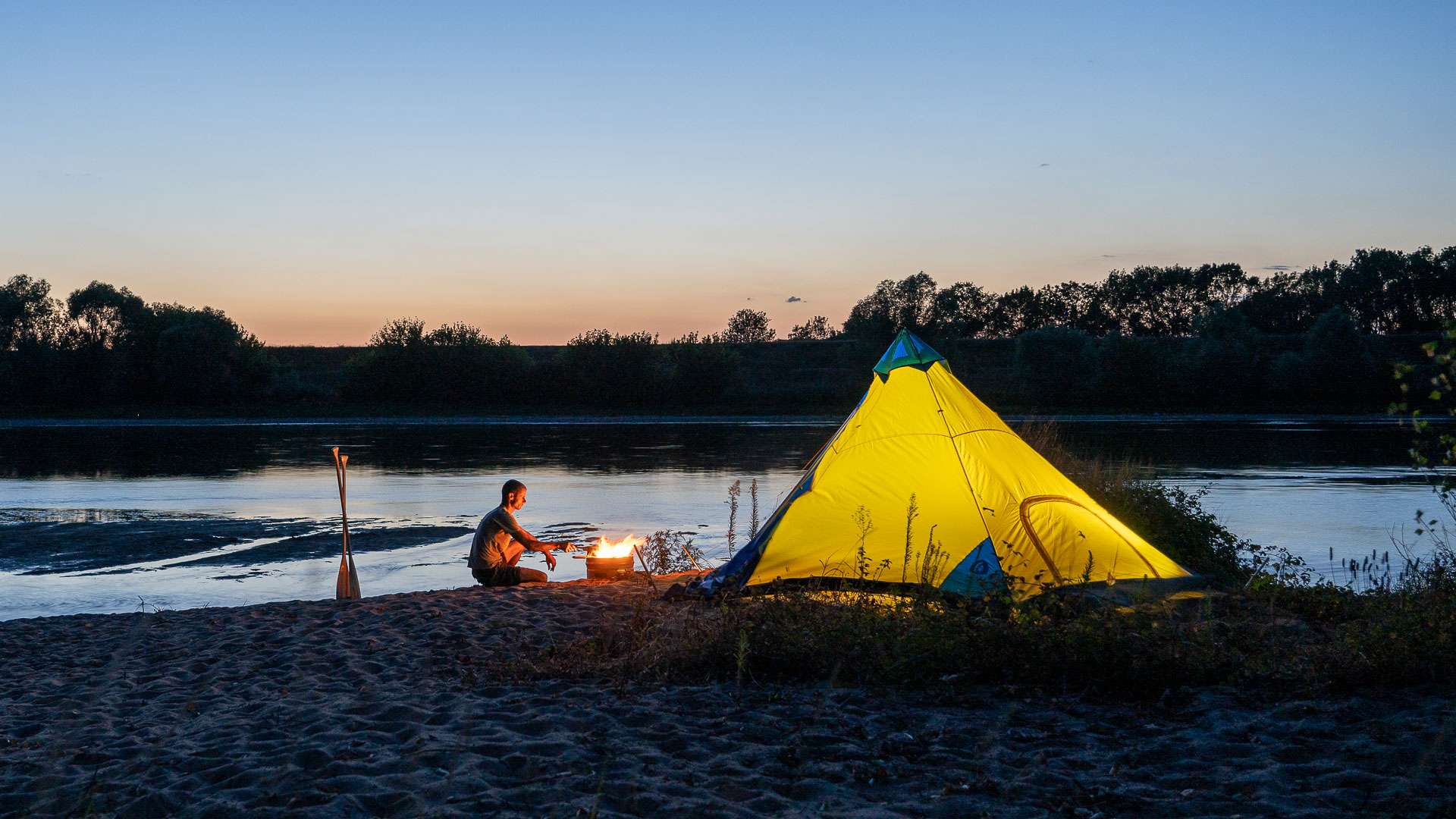 Camping Au Bord de Loire - Toile de tente Treck