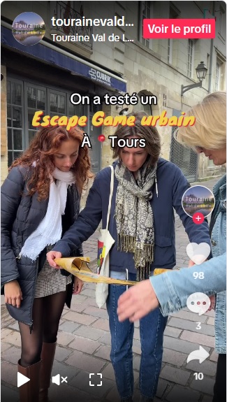 Escape Game urbain à Tours : Le Jeu des Dames.