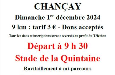 Randonnée du Téléthon Chançay