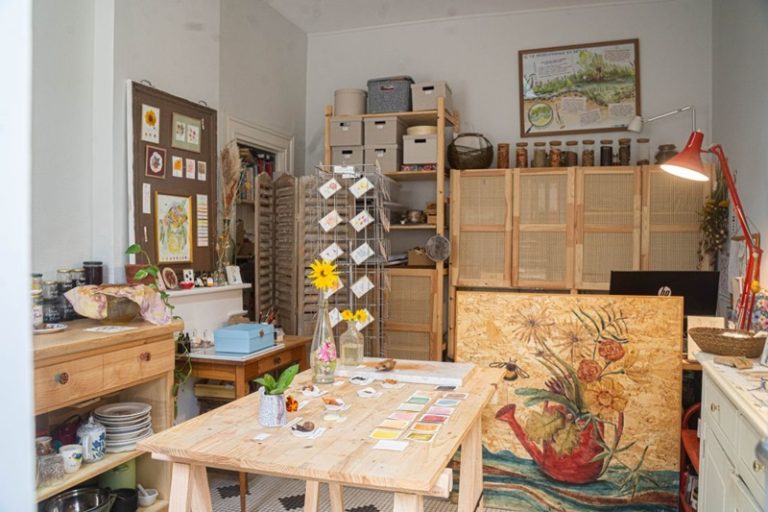 Portes ouvertes atelier-boutique de peintures végétales – ‘JEMA’-4