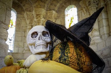 Haloween dans le prieuré de St-Comes à La Riche en Indre-et-loire le 30 octobre 2019.