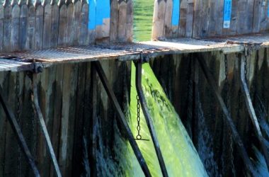 Le barrage à aiguilles sur le Cher à Bléré