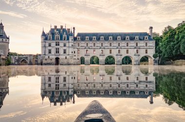 Canoë-kayak sur le Cher au château de Chenonceau