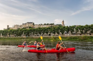 Canoë sur la Vienne, au départ de Chinon.