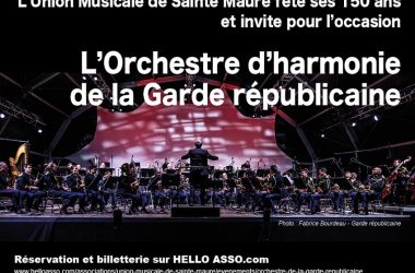 Concert Orchestre Garde Républicaine Sainte-Maure de Touraine 22 novembre 2024