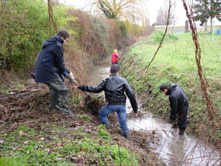 Chantier participatif d’entretien du lavoir des Sevaudières-1