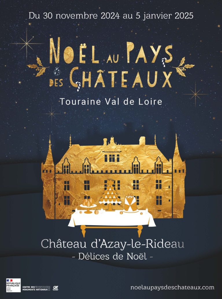 Noël au pays des châteaux : délices de Noël au Château d’Azay-le-Rideau-1