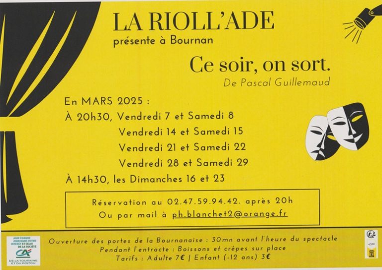 Théâtre « Ce soir, on sort » de Pascal Guillemaud-1