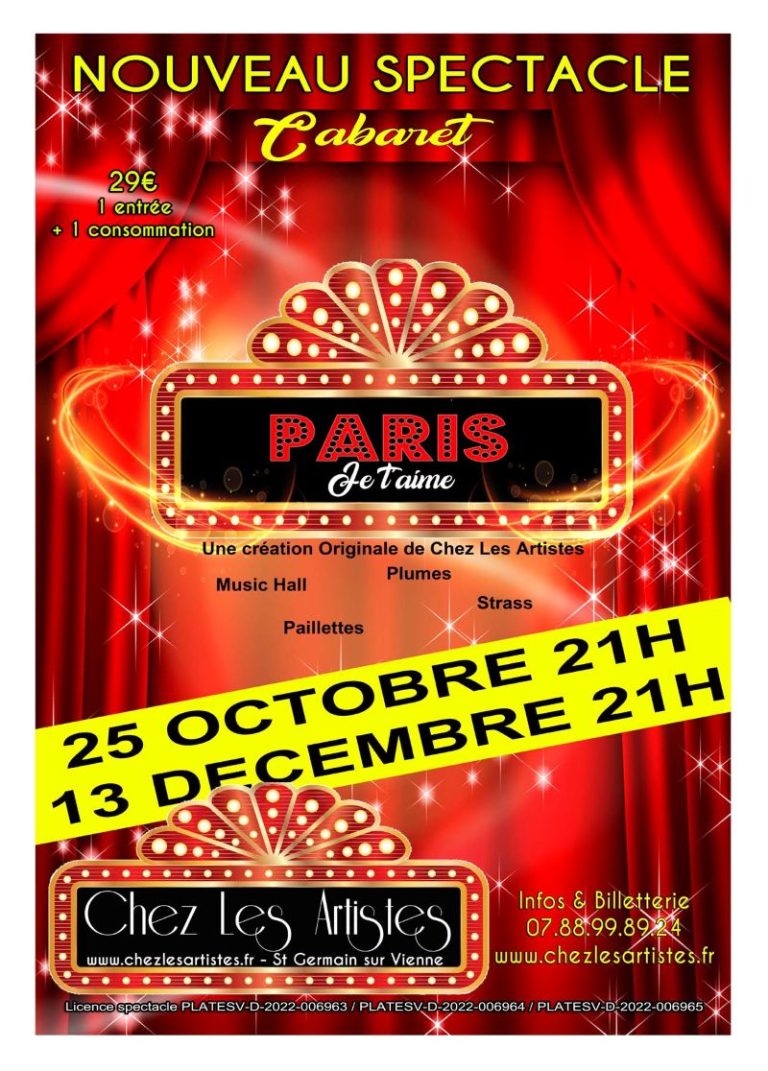 Cabaret « Paris je t’aime »-1