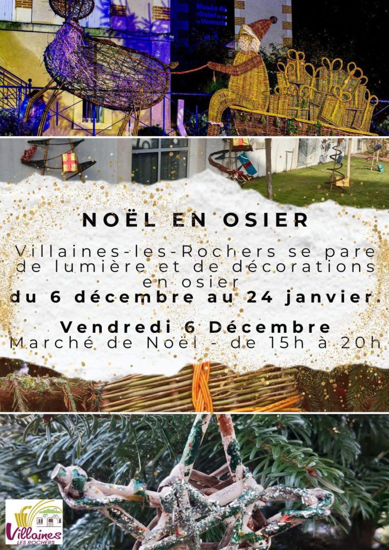 Noël en osier à Villaines-les-Rochers-1