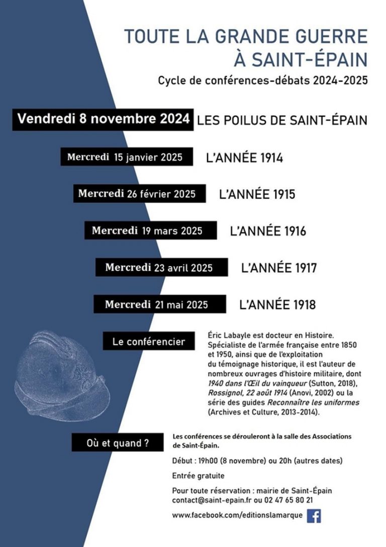 Toute la Grande Guerre à Saint-Épain – L’année 1914-2