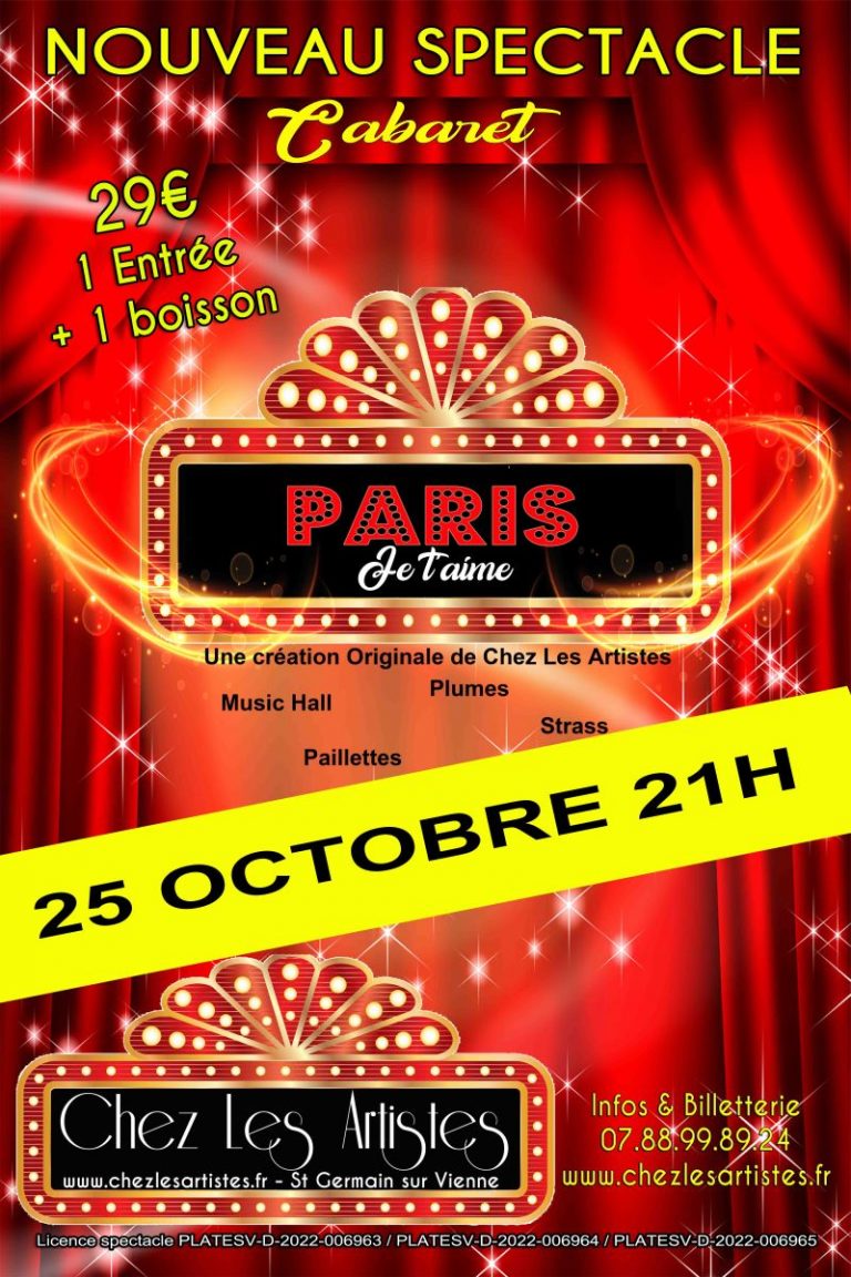 Cabaret « Paris je t’aime »-1