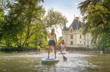 Paul & Mike – Paddle sur l’Indre à Azay-le-Rideau. Val de Loire, France.