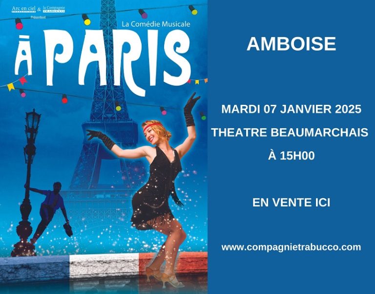 Spectacle « Paris Montmartre » au Théâtre Beaumarchais d’Amboise-1